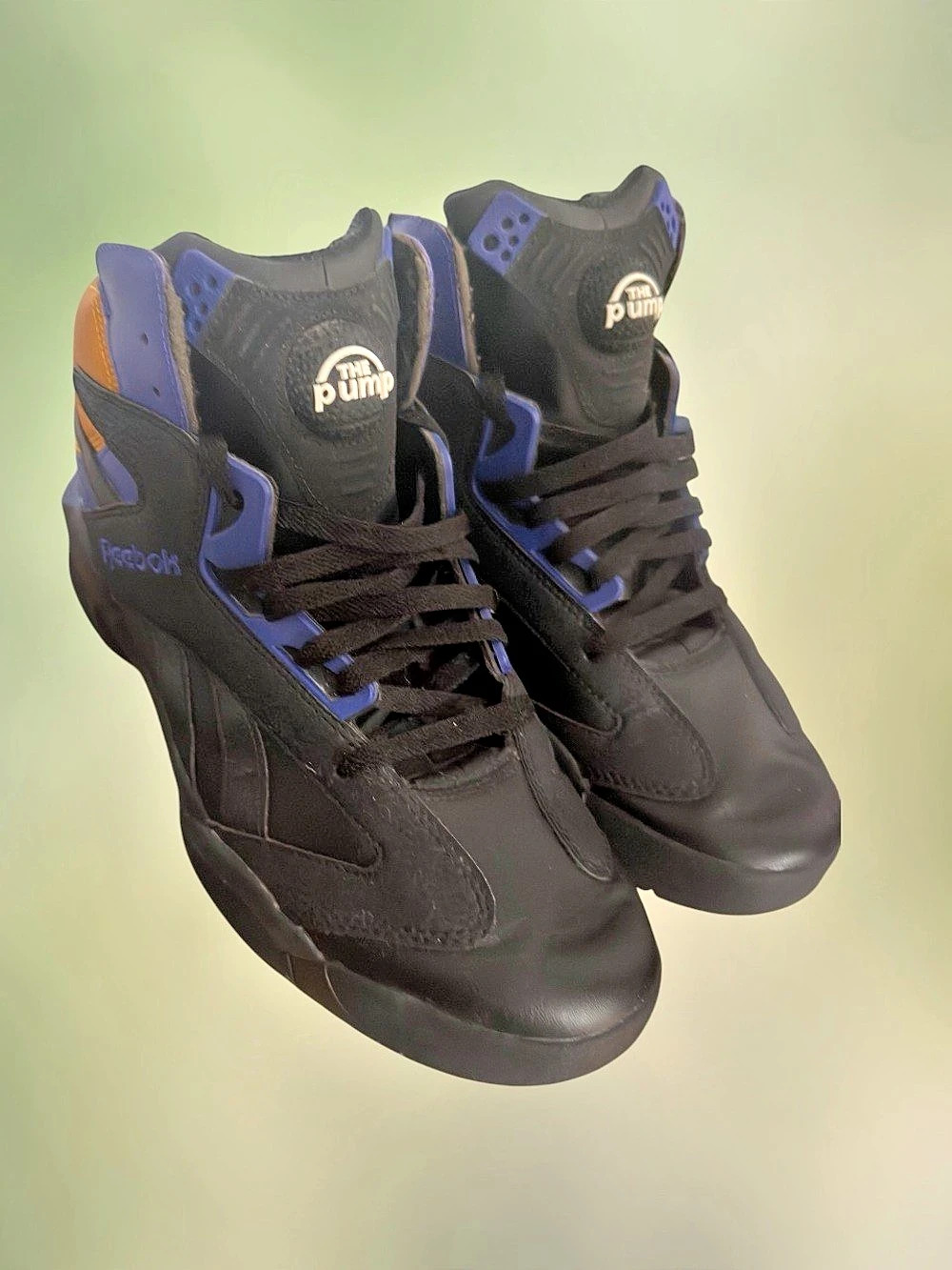 Reebok Shaq One Black, Purple and Gold  Basketball Trainers